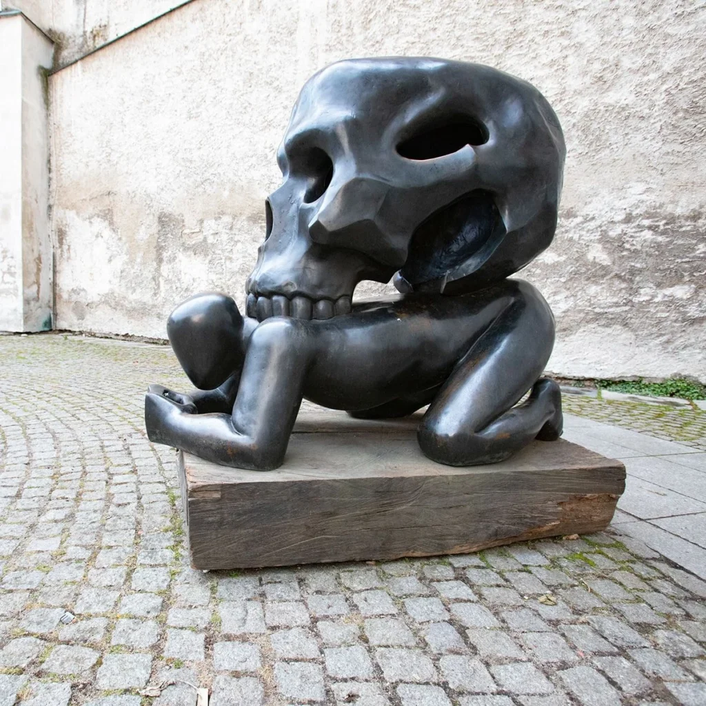 Jaroslav Róna | Parable with a Skull | Art in the City 2018